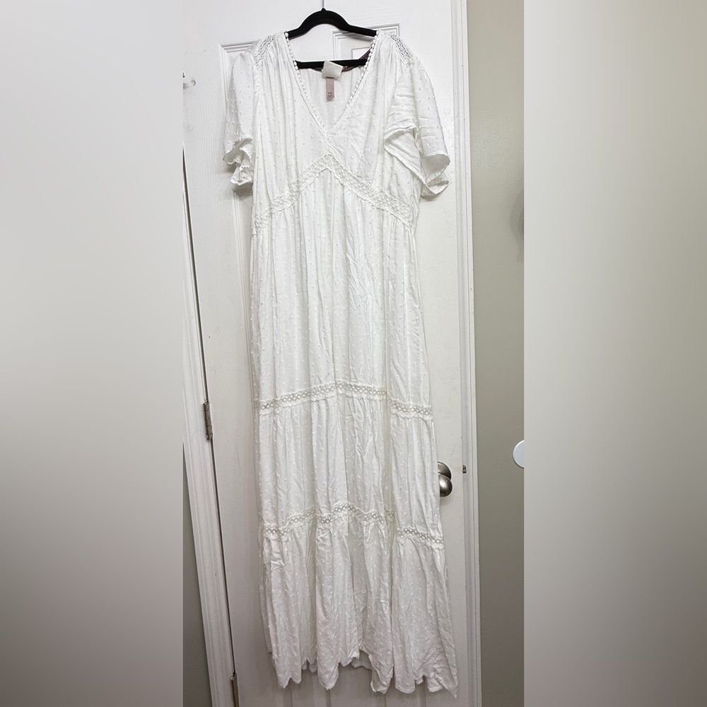 Knox Rose Cream Eyelet Dress